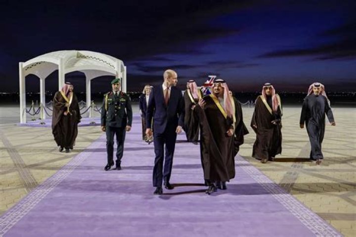 Prince William Arrives At The Queen&rsquo;s Vigil