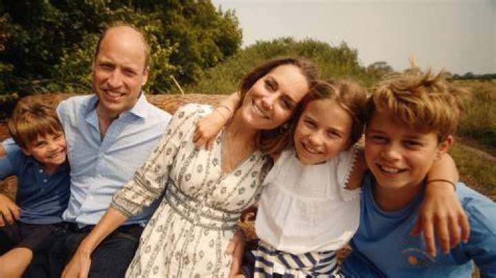Princess Catherine with her family