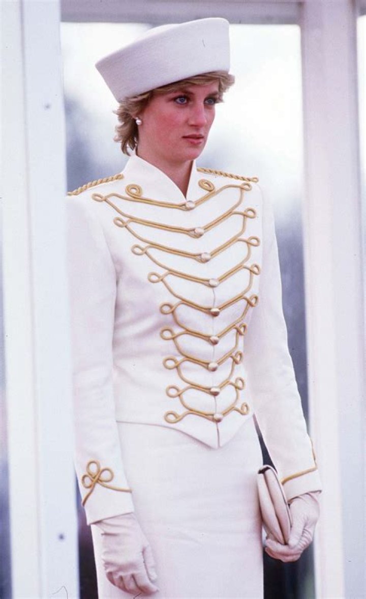 Princess Diana In Military-Inspired Attire