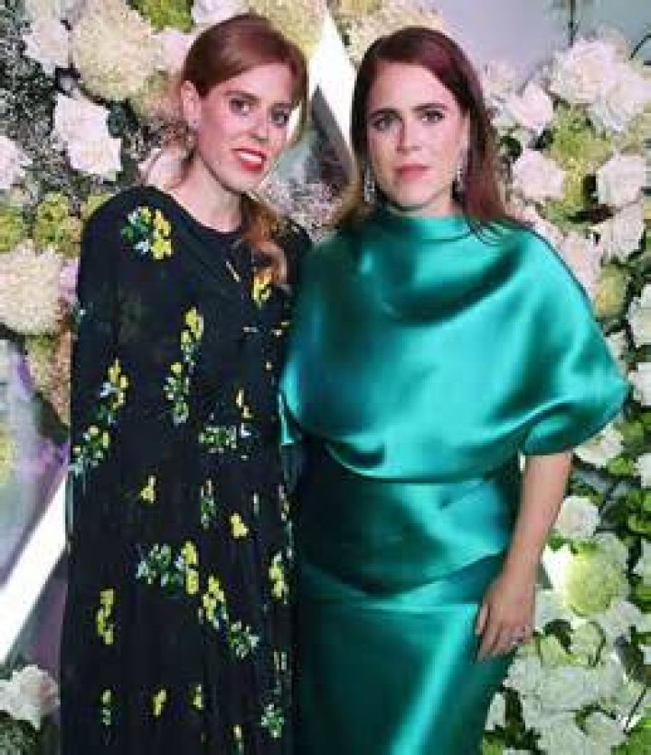 Princesses Eugenie & Beatrice at the vigil
