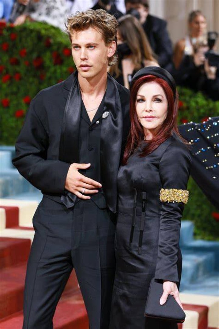 Priscilla Presley, Austin Butler and Lisa Marie Presley80th Annual Golden Globe Awards, Inside, Beverly Hilton, Los Angeles, USA - 10 Jan 2023