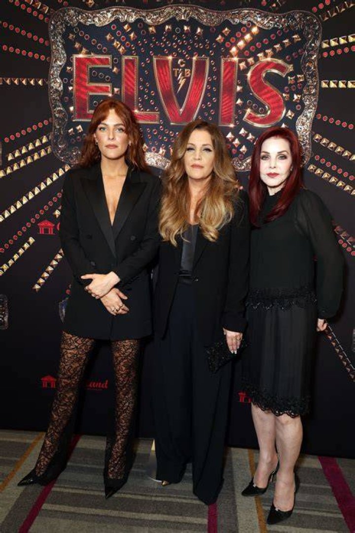 Priscilla Presley, Riley Keough, Lisa Marie Presley