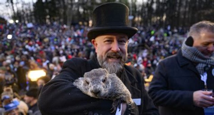 Punxsutawney Phil Celebrating Groundhog Day 2023