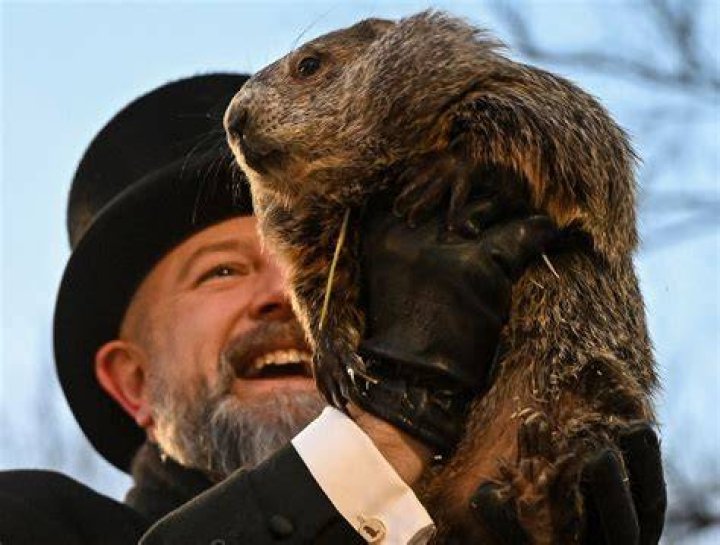 Punxsutawney Phil With A.J. Dereume