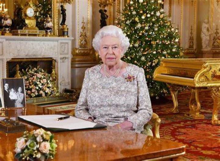 Queen Elizabeth II on Christmas Day