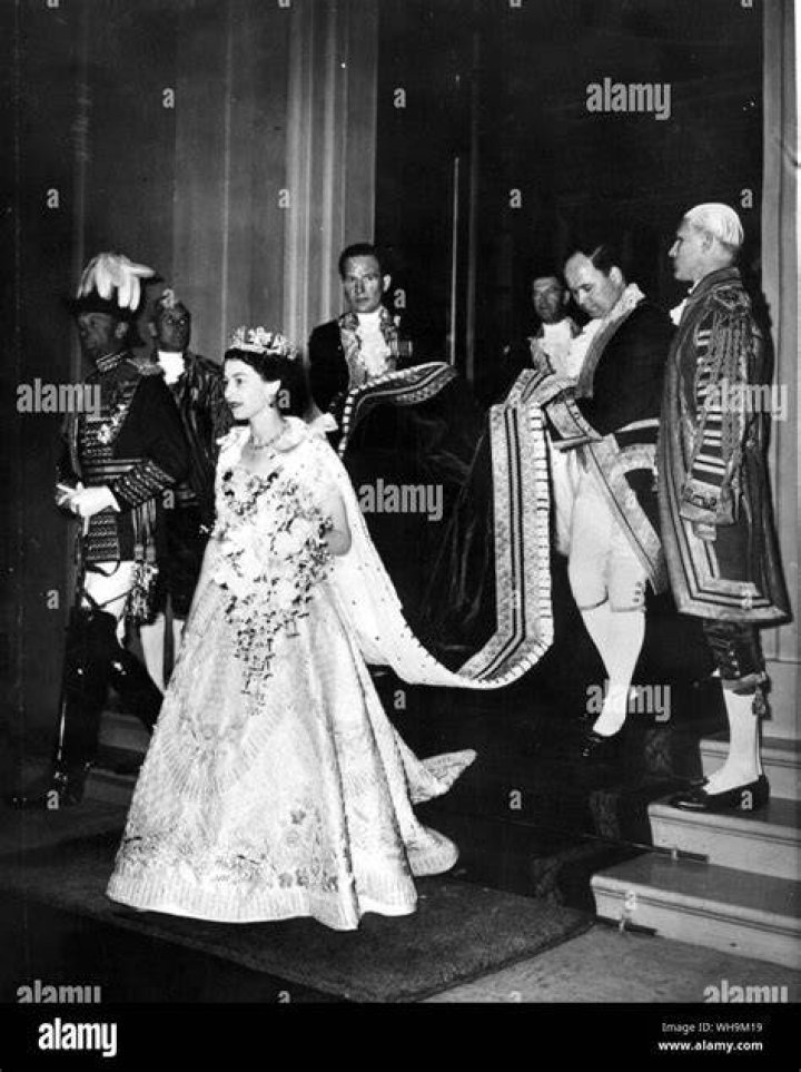 Queen Elizabeth Leaves The Royal Chapel