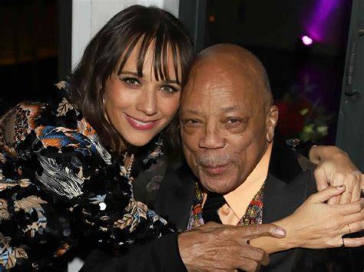 Quincy Jones & Rashida Attend Hollywood Ceremony