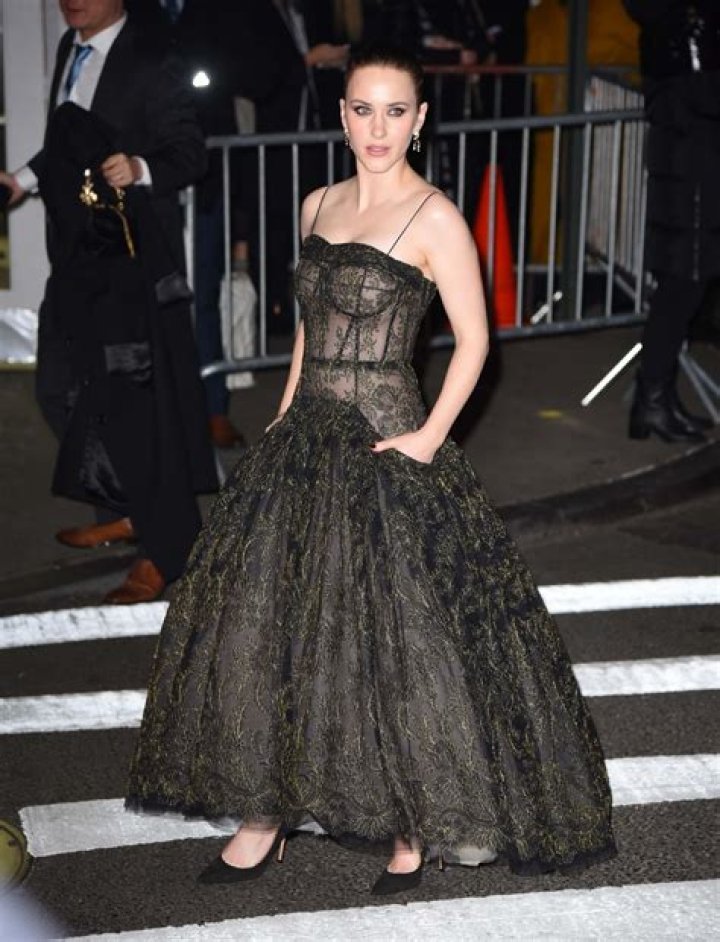 Rachel Brosnahan Arrives To Set