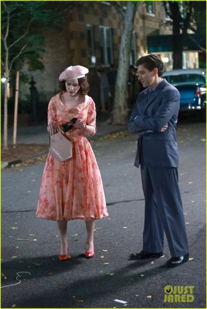 Rachel Brosnahan & Michael Zegen Filming Season 5