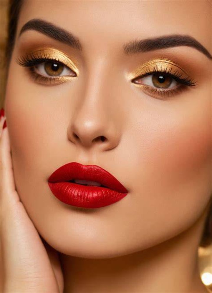 red lip
