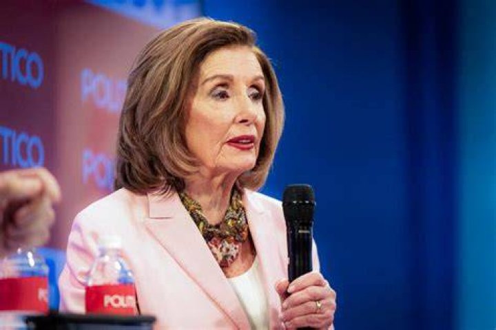 Rep. Nancy Pelosi, D-Calif., arrives for President Joe Biden's State of the Union address to a joint session of Congress at the U.S. Capitol, in Washington State of the Union, Washington, United States - 07 Feb 2023