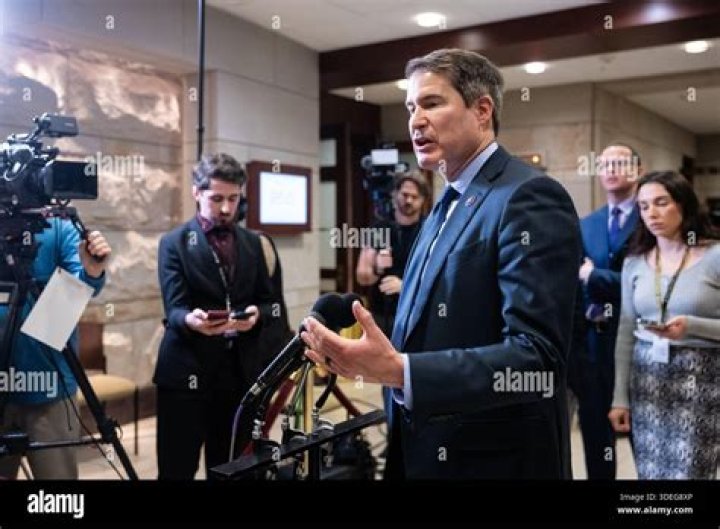 Rep. Seth Moulton, D-Mass., asks a question of Budget Director Mick Mulvaney during a the House Budget Committee hearing, on Capitol Hill in Washington Congress Trump Budget, Washington, USA - 14 Feb 2018