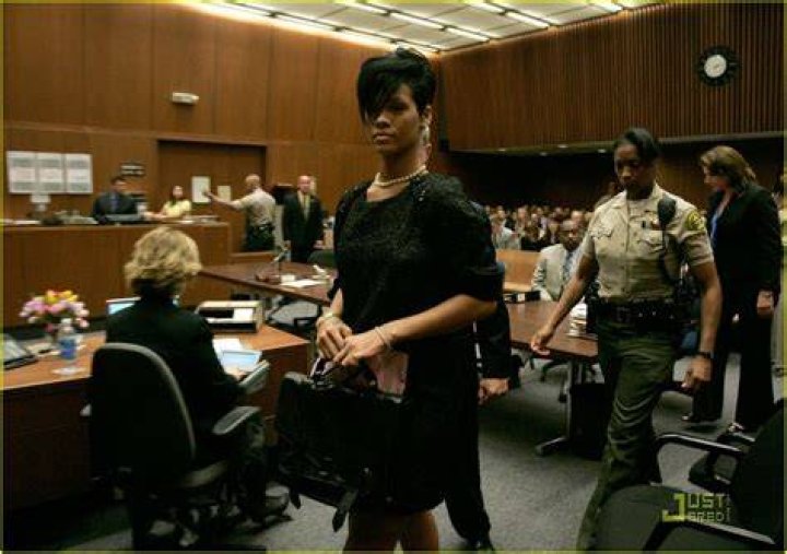 Rihanna Chris Brown Court