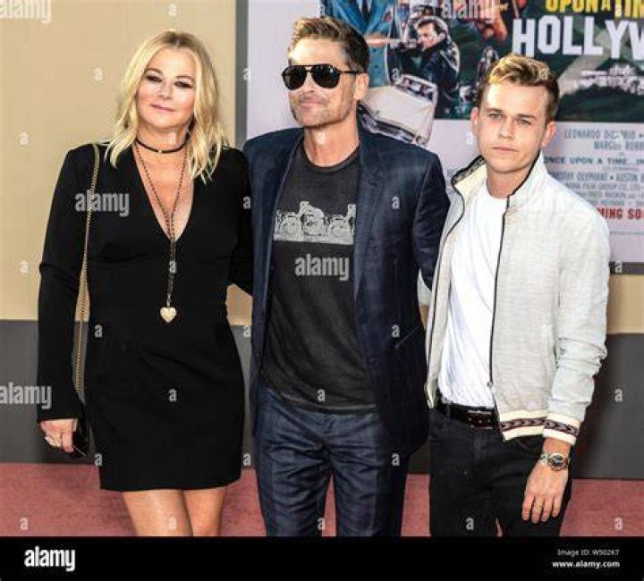 Rob Lowe & Family Attend Once Upon A Time In Hollywood