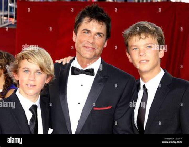 Rob Lowe & His Sons In St. Tropez