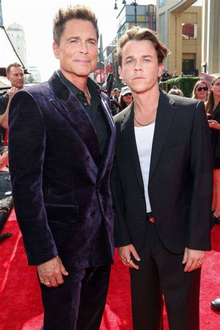 Rob Lowe & Son John Attend Horse Races In Santa Barbara