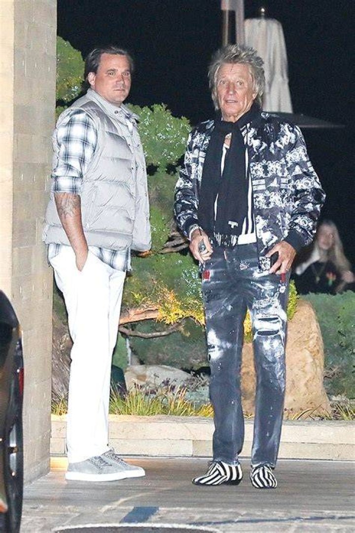 Rod Stewart and son Sean Stewart