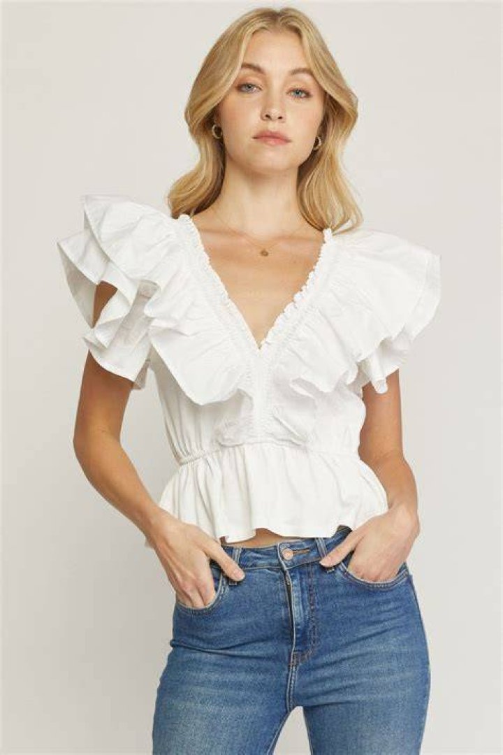 ruffle top