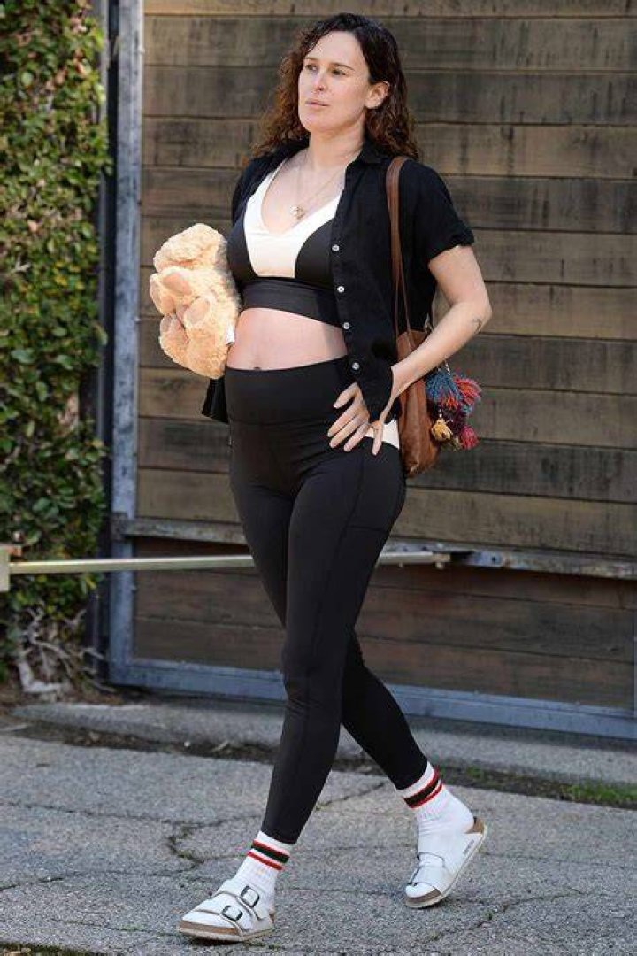 rumer baby bump