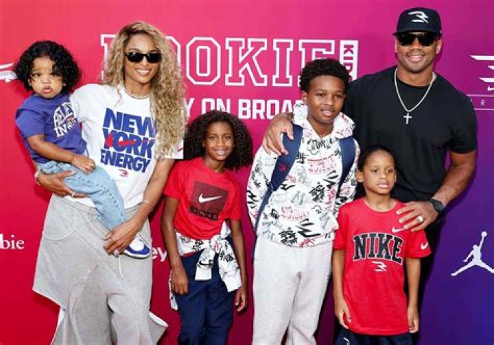 Russell Wilson, Win Harrison Wilson, Ciara, Sienna Wilson and Future Zahir Wilburn Russell Wilson debuts 3Brand signature clothing line, New York, USA - 24 Jun 2021