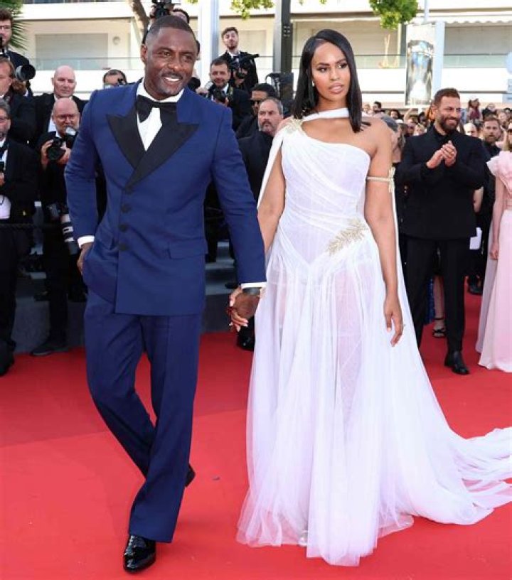 Sabrina Dhowre Elba, Idris Elba and Isan Elba arrive at the Los Angeles Premiere Screening Of 'Sonic The Hedgehog 2' held at the Regency Village Theatre on April 5, 2022 in Westwood, Los Angeles, California, United States. Los Angeles Premiere Screening Of 'Sonic The Hedgehog 2', Regency Village Theatre, Westwood, Los Angeles, California, United States - 06 Apr 2022