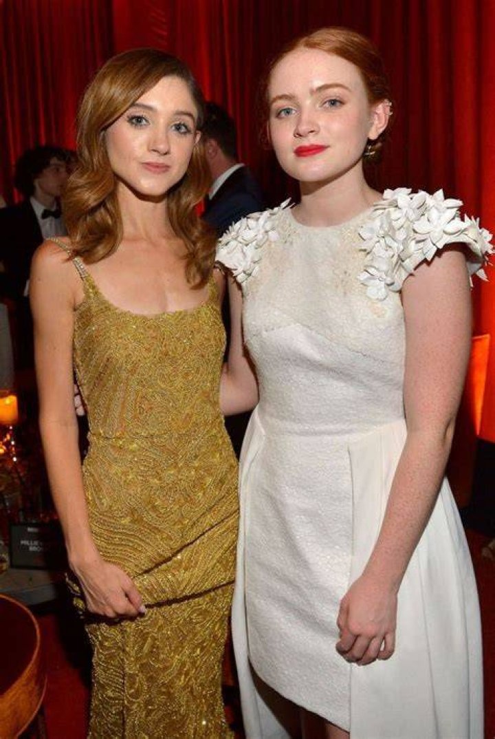 Sadie Sink and Natalia Dyer