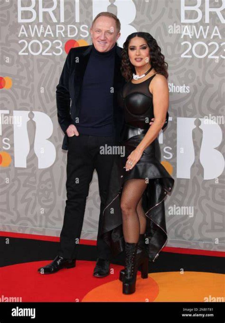 Salma Hayek 43rd BRIT Awards, Arrivals, The O2 Arena, London, UK - 11 Feb 2023