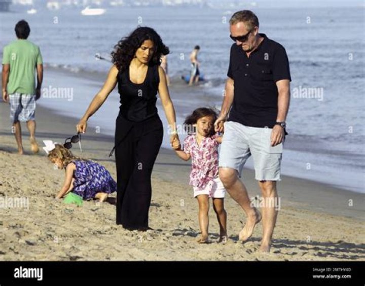 Salma Hayek By The Beach
