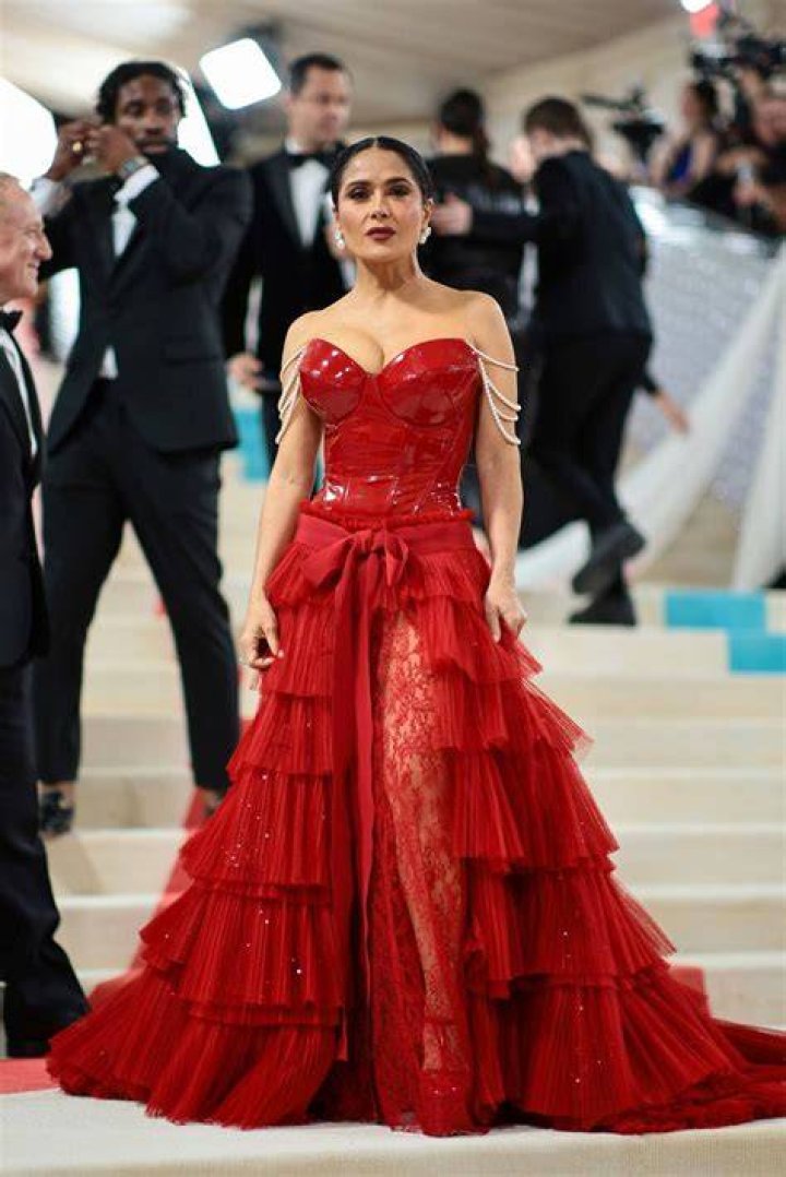 Salma Hayek Dress Met Gala 2019