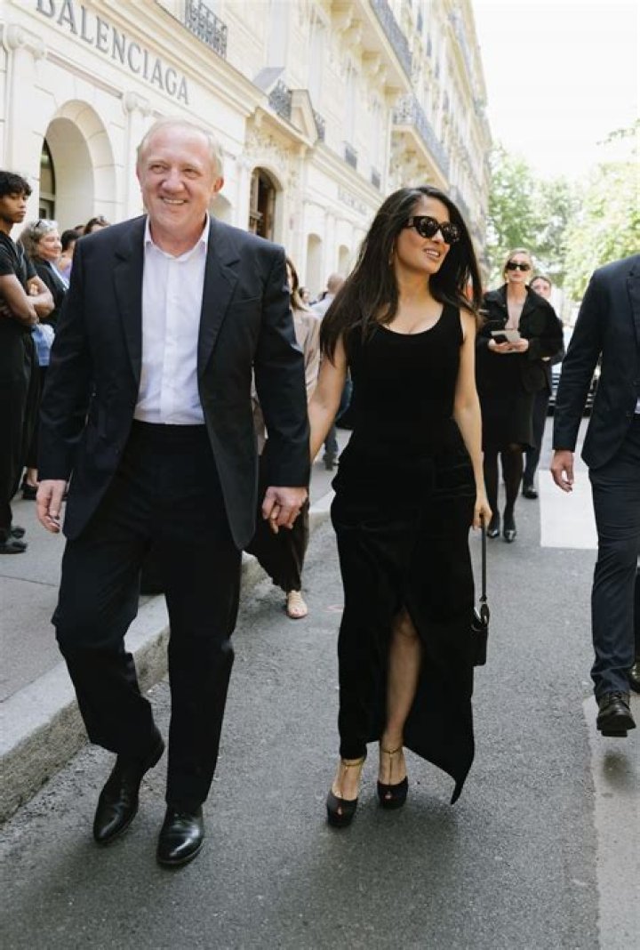 Salma Hayek Pinault attends the premiere of "House of Gucci" at Rose Theater at Jazz at Lincoln Center, in New York NY Premiere of "House of Gucci", New York, United States - 16 Nov 2021