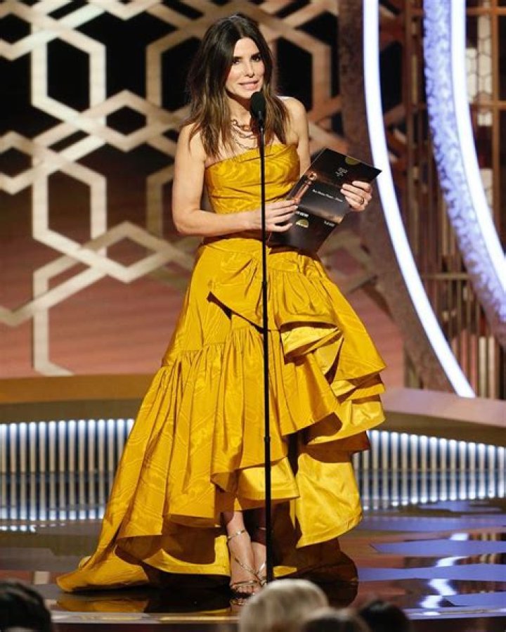 Sandra Bullock presents the award for best team at the ESPY Awards, at the Microsoft Theater in Los Angeles 2019 ESPY Awards - Show, Los Angeles, USA - 10 Jul 2019