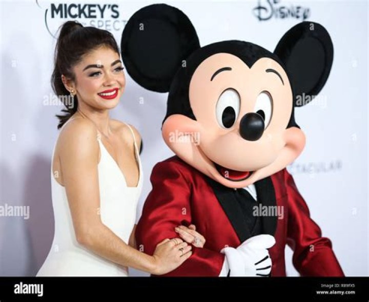 Sarah Hyland Mickey's 90th Spectacular, Los Angeles, USA - 06 Oct 2018