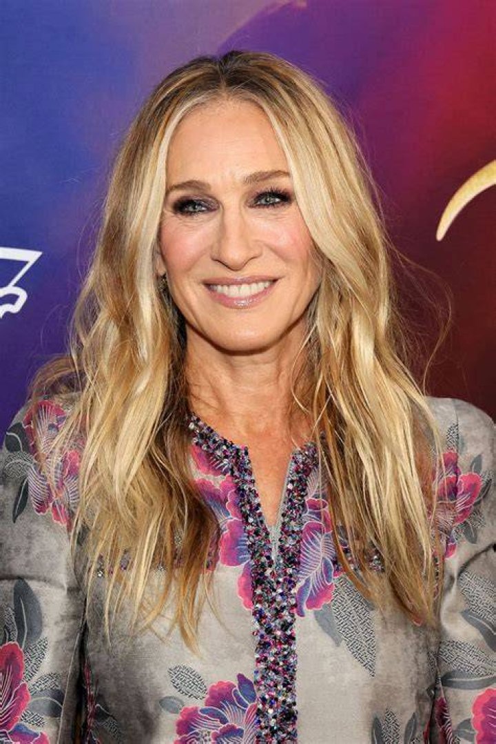 Sarah Jessica Parker in a blue dress