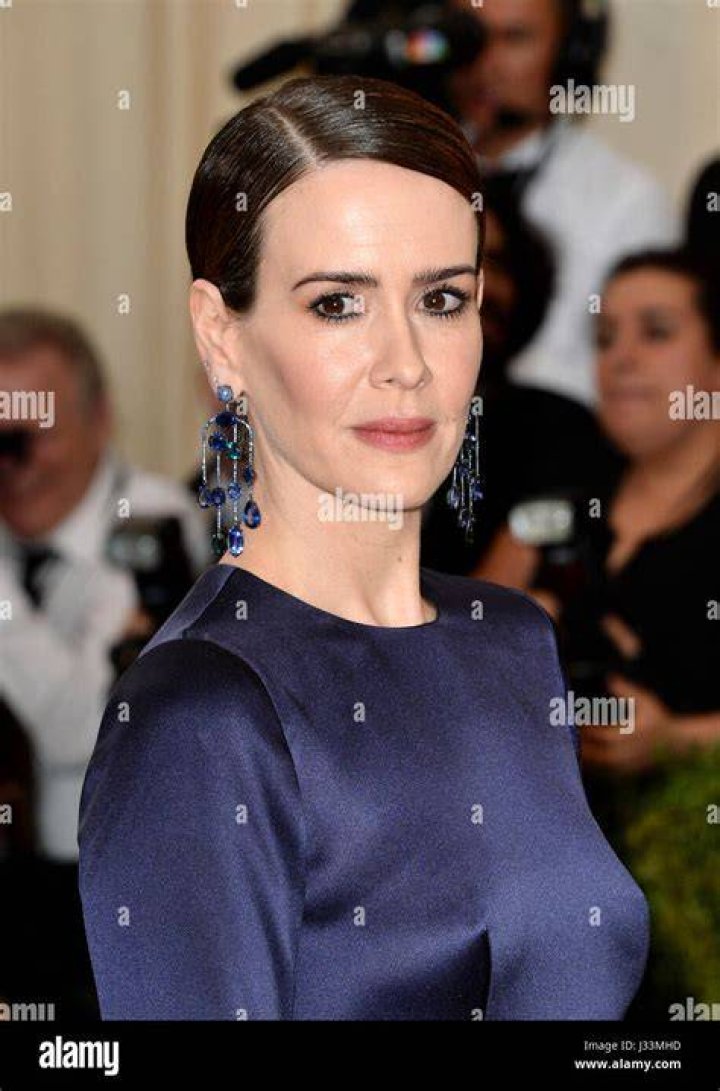 Sarah Paulson Costume Institute Benefit celebrating the opening of Camp: Notes on Fashion, Arrivals, The Metropolitan Museum of Art, New York, USA - 06 May 2019