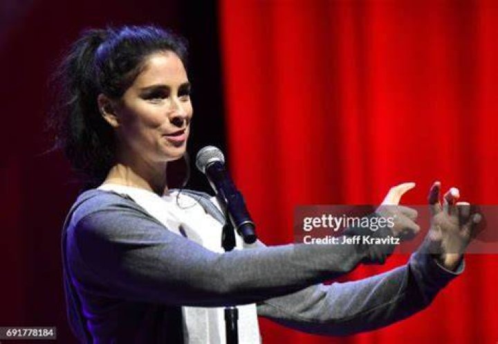 Sarah Silverman performs during the Moontower Comedy Festival at ACL Live on April 24, 2022 in Austin, Texas. Moontower Comedy Festival, Austin, TX USA - 24 Apr 2022