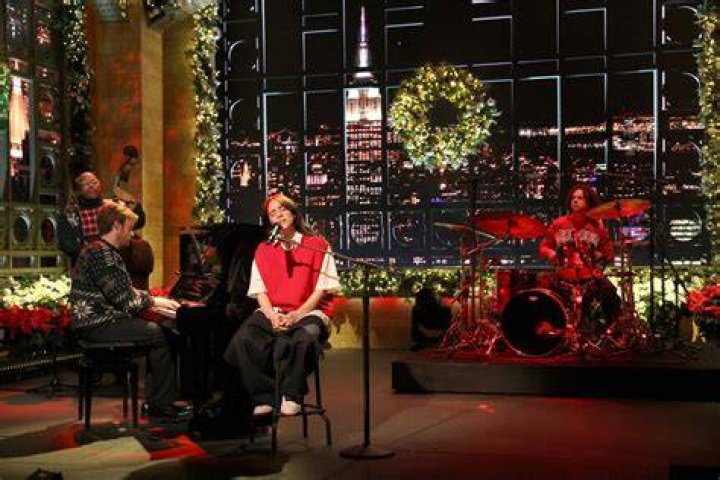 SATURDAY NIGHT LIVE -- &ldquo;Billie Eilish&rdquo; Episode 1813 -- Pictured: Host Billie Eilish during the &ldquo;TikTok&rdquo; sketch on Saturday, December 11, 2021 -- (Photo by: Will Pippin/NBC)
