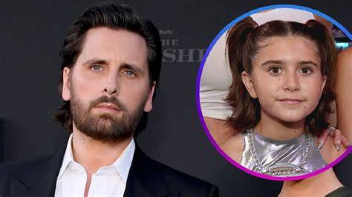 Scott Disick holds baby Penelope