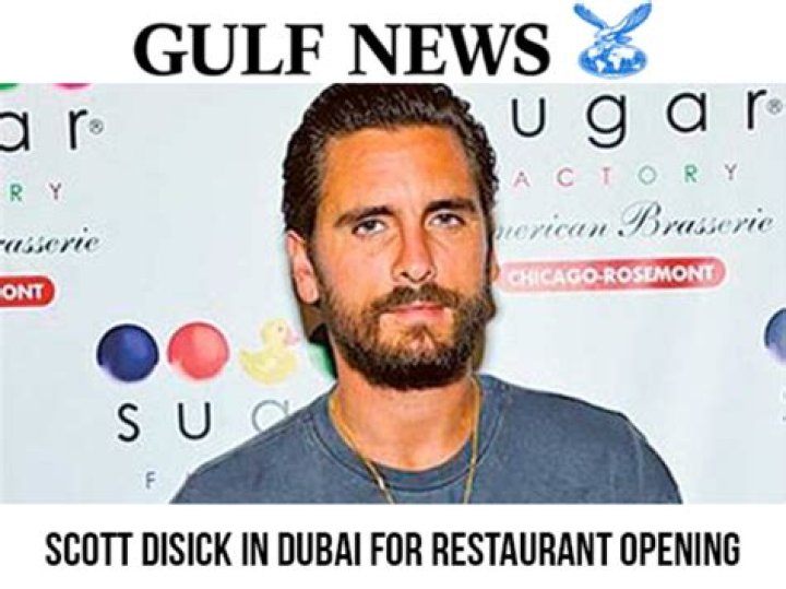 Scott Disick In Dubai