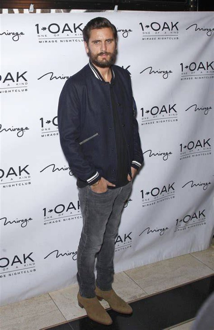 Scott Disick in his vintage Mustang
