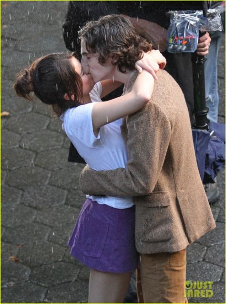 Selena Gomez & Timothee Chalamet Kissing