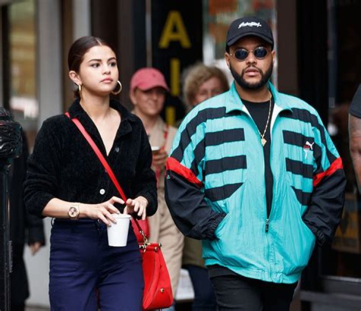 Selena Gomez Wearing The Weeknd Necklace