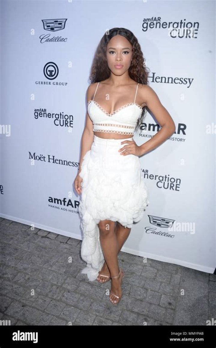 Serayah McNeill amfAR generationCURE Solstice, Arrivals, New York, USA - 20 Jun 2017 WEARING ZIMMERMANN TOP AND JONATHAN SIMKHAI SKIRT
