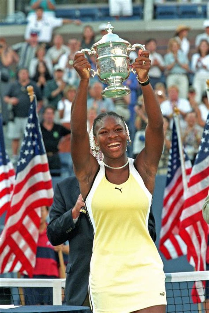 Serena Williams of USA with her husband Alexis Ohanian, their daughter Olympia Ohanian, her sister Isha Price during a ceremony celebrating her carreer following her first round victory during day 1 of the US Open 2022, 4th Grand Slam tennis tournament of the season on August 29, 2022 at USTA National Tennis Center in New York, United States - Photo Jean Catuffe / DPPI TENNIS - US OPEN 2022 - WEEK 1, , New York, Etats-Unis - 30 Aug 2022