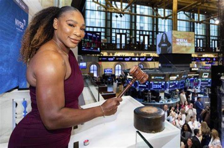Serena Williams Opens Wall Street