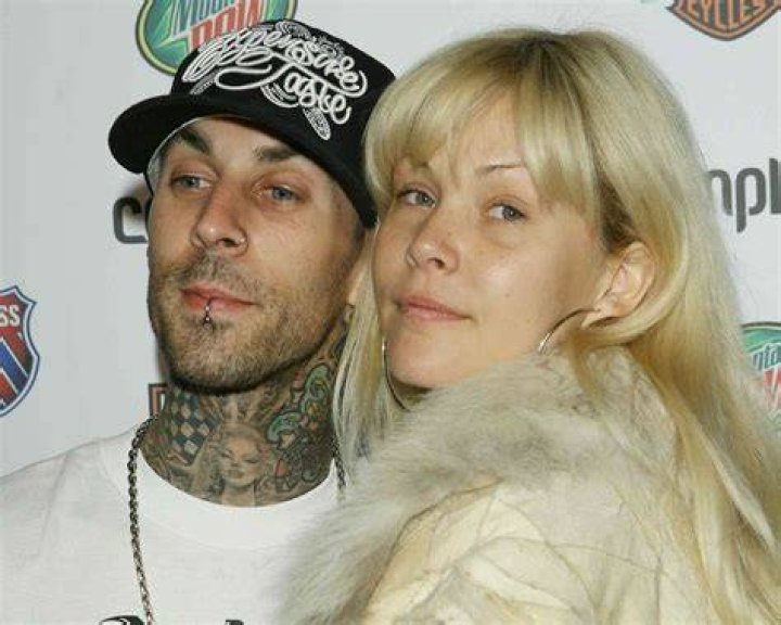 Shanna Moakler and Travis Barker