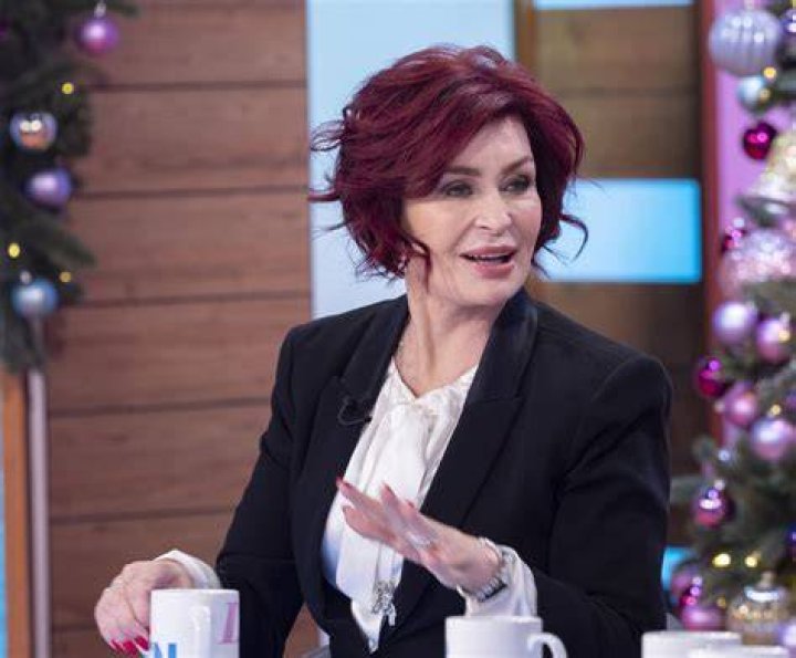 Sharon Osbourne at the &lsquo;Loose Women&rsquo; TV show in London