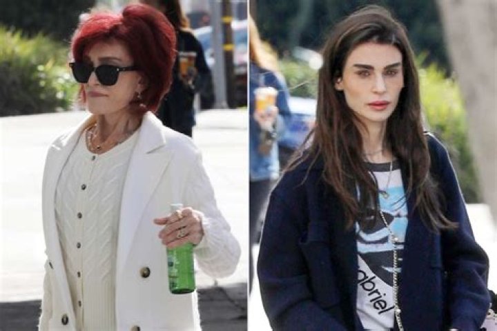 Sharon Osbourne Shops with Daughter Aimee