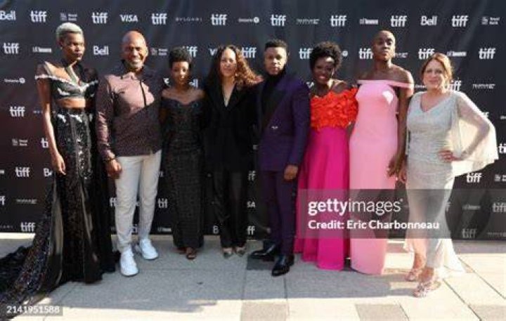 Sheila Atim, Julius Tennon, Producer, Thuso Mbedu, Gina Prince-Bythewood, Director, John Boyega, Viola Davis, Producer, Lashana Lynch and Cathy Schulman, Producer, attend the 'The Woman King' World Premiere at the 2022 Toronto Film Festival. 'The Woman King' World Premiere, 2022 Toronto International Film Festival, Toronto, Ontario, Canada - 9 Sep 2022