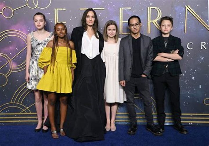 Shiloh & Angelina Jolie At &lsquo;Eternals&rsquo; LA Premiere