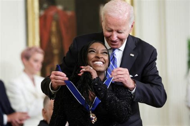simone biles, joe biden